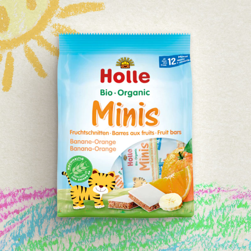 Holle Organic Minis Banana-Orange Fruit Bar